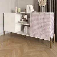 Комод Lion Грей 154x38x76.5 см Бетон/Камінь (LION-042803)