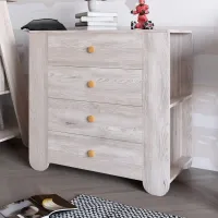 Комод Lion Indi 80x40x75.5 см Самоа Димчастий (LION-042948) Комод Lion Indi 80x40x75.5 см Самоа Димчастий (LION-042948)