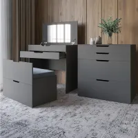 Комод-трюмо Lion Азія 70x45x82 см Антрацит (LION-041662)