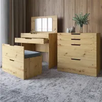 Комод-трюмо Lion Азия 70x45x82 см Дуб Артизан (LION-041668)