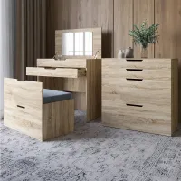 Комод-трюмо Lion Азия 70x45x82 см Дуб Сонома (LION-041670)