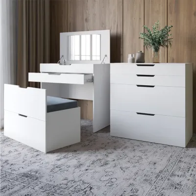 Комод-трюмо Lion Азия 70x45x82 см Нимфея Альба (LION-041673)
