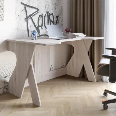 Стол геймерский Lion Крид 130х80х74.5 Самоа Дымчатый (LION-041727)