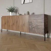 Комод Lion Грей 204x38x76.5 см Дуб Ливорно/Дерево (LION-042511)