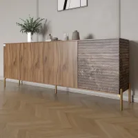 Комод Lion Грей 204x38x76.5 см Дуб Ліворно/Дерево (LION-042663)