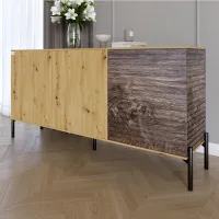 Комод Lion Грей 154x38x76.5 см Дуб Артизан/Дерево (LION-041779) Комод Lion Грей 154x38x76.5 см Дуб Артизан/Дерево (LION-041779)