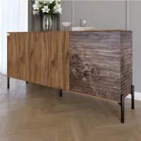 Комод Lion Грей 154x38x76.5 см Дуб Ліворно/Дерево (LION-041780)