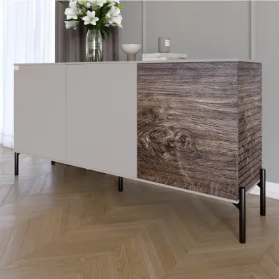 Комод Lion Грей 154x38x76.5 см Кашемир/Дерево (LION-041783)