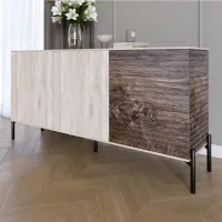 Комод Lion Грей 154x38x76.5 см Самоа Дымчатый/Дерево (LION-041786)