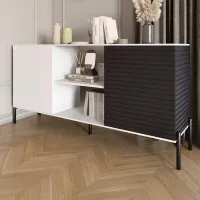 Комод Lion Грей 154x38x76.5 см Німфея Альба/Асфальт (LION-042722) Комод Lion Грей 154x38x76.5 см Німфея Альба/Асфальт (LION-042722)