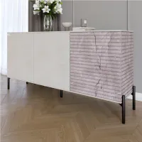 Комод Lion Грей 154x38x76.5 см Бетон/Камінь (LION-041789)