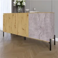Комод Lion Грей 154x38x76.5 см Дуб Артізан/Камінь (LION-041794) Комод Lion Грей 154x38x76.5 см Дуб Артізан/Камінь (LION-041794)