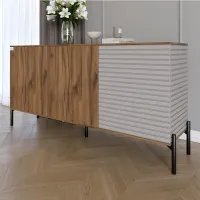 Комод Lion Грей 154x38x76.5 см Дуб Ліворно/Кашемір (LION-041810) Комод Lion Грей 154x38x76.5 см Дуб Ліворно/Кашемір (LION-041810)