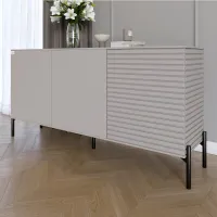 Комод Lion Грей 154x38x76.5 см Кашемір (LION-041813)