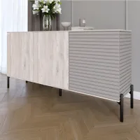 Комод Lion Грей 154x38x76.5 см Самоа Димчастий/Кашемір (LION-041816) Комод Lion Грей 154x38x76.5 см Самоа Димчастий/Кашемір (LION-041816)