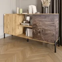 Комод Lion Грей 154x38x76.5 см Дуб Аппалачі/Дерево (LION-042761)