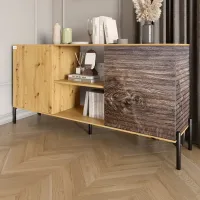 Комод Lion Грей 154x38x76.5 см Дуб Артізан/Дерево (LION-042762)