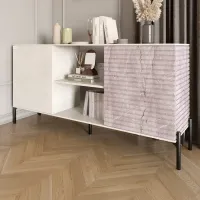 Комод Lion Грей 154x38x76.5 см Бетон/Камінь (LION-042789)