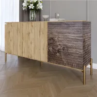 Комод Lion Грей 154x38x76.5 см Дуб Аппалачи/Дерево (LION-041838)