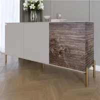 Комод Lion Грей 154x38x76.5 см Кашемір/Дерево (LION-041843)
