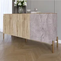 Комод Lion Грей 154x38x76.5 см Дуб Сонома/Камень (LION-041857) Комод Lion Грей 154x38x76.5 см Дуб Сонома/Камень (LION-041857)