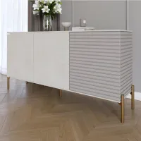 Комод Lion Грей 154x38x76.5 см Бетон/Кашемір (LION-041864)