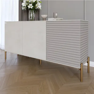 Комод Lion Грей 154x38x76.5 см Бетон/Кашемир (LION-041864)