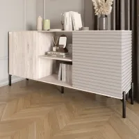 Комод Lion Грей 154x38x76.5 см Самоа Дымчатый/Кашемир (LION-042874) Комод Lion Грей 154x38x76.5 см Самоа Дымчатый/Кашемир (LION-042874)