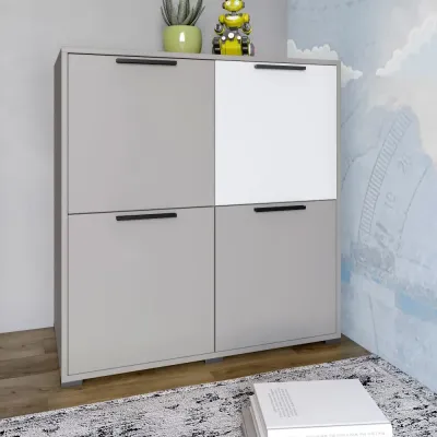 Тумба Lion Краш 82x43x86 см Кашемір/Німфея Альба (LION-041768)