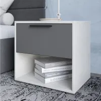 Тумба прикроватная Lion Краш 40x32x43 см Кашемир/Антрацит (LION-044124) Тумба прикроватная Lion Краш 40x32x43 см Кашемир/Антрацит (LION-044124)