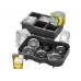 Набор форм для льда силиконовых No Brand Куб и Шар 6 ячеек (Н051350-51355)