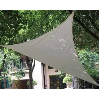 Тент навіс затінюючий трикутний No Brand 500x500x500 см Сірий (2576241398)