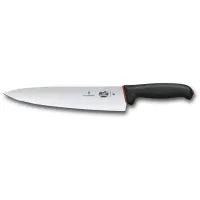 Кухонный нож Victorinox Dual Grip Chef's 25 см Черно-красный (5.2003.25D)