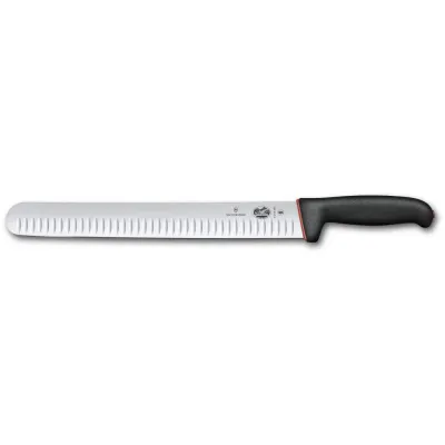 Кухонный нож Victorinox Dual Grip Slicing 30 см Черно-красный (5.4723.30D) Кухонный нож Victorinox Dual Grip Slicing 30 см Черно-красный (5.4723.30D)