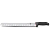 Кухонний ніж Victorinox Dual Grip Slicing 36 см Чорно-червоний (5.4723.36D)