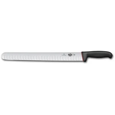 Кухонный нож Victorinox Dual Grip Slicing 36 см Черно-красный (5.4723.36D) Кухонный нож Victorinox Dual Grip Slicing 36 см Черно-красный (5.4723.36D)