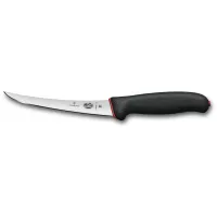 Кухонний ніж Victorinox Dual Grip Boning обвалочний 15 см Чорний (5.6603.15D)