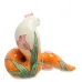 Інтер'єрна фігурка Pavone Lady Cobra with lily on the side 9x11 см Помаранчевий (262976) Інтер'єрна фігурка Pavone Lady Cobra with lily on the side 9x11 см Помаранчевий (262976)