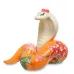 Інтер'єрна фігурка Pavone Lady Cobra with lily on the side 9x11 см Помаранчевий (262976)
