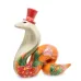 Интерьерная фигурка Pavone Gentleman Cobra with lily on the side 9x11 см Оранжевый (262977)