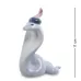 Інтер'єрна фігурка Pavone Cobra in a fancy hat 11x8 см Блакитний (262980)