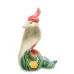 Интерьерная фигурка Pavone Cobra in a fancy hat with tulips on the side 11x8 см Зеленый (262981)