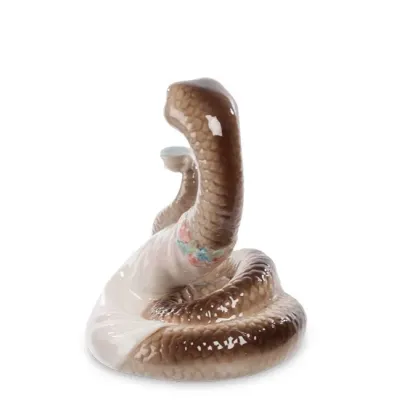 Інтер'єрна фігурка Pavone Snake Gourmet 8x6.5 см Коричневий (262983) Інтер'єрна фігурка Pavone Snake Gourmet 8x6.5 см Коричневий (262983)