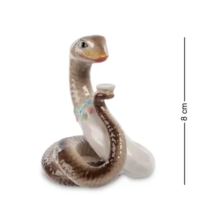 Інтер'єрна фігурка Pavone Snake Gourmet 8x6.5 см Коричневий (262983) Інтер'єрна фігурка Pavone Snake Gourmet 8x6.5 см Коричневий (262983)