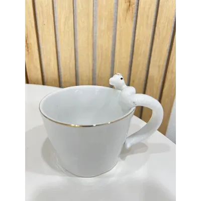 Кухоль Lefard Snake with gold trim 350 мл Білий (AL262995)