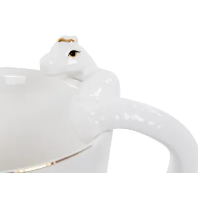 Кухоль Lefard Snake with gold trim 350 мл Білий (AL262995)