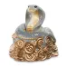 Мини фигурка Pavone Cobra on coins 10 см Серый (263004)