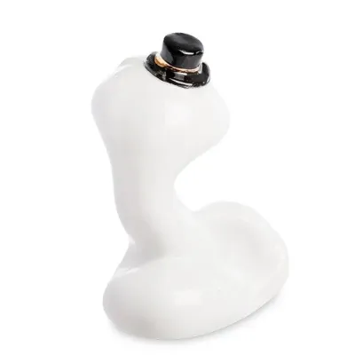 Мини фигурка Sabefet Snake with a coin 10 см Белый (263008)