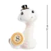 Мини фигурка Sabefet Snake with a coin 10 см Белый (263008)