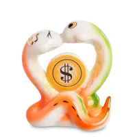 Міні фігурка Sabefet Snakes in Love with a coin 8 см Помаранчевий (263011) Міні фігурка Sabefet Snakes in Love with a coin 8 см Помаранчевий (263011)